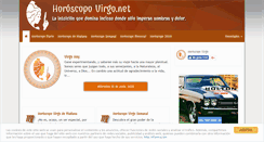 Desktop Screenshot of horoscopovirgo.net