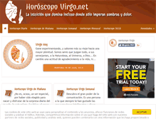 Tablet Screenshot of horoscopovirgo.net